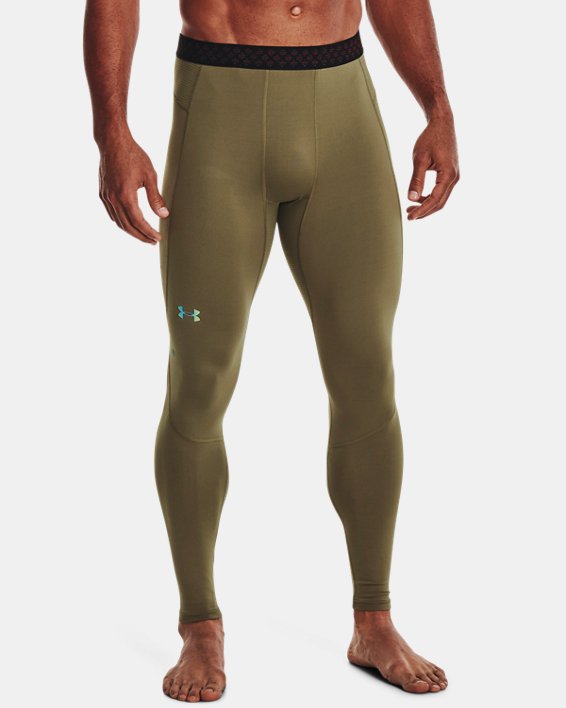 Men's UA RUSH™ HeatGear® 2.0 Leggings, Green, pdpMainDesktop image number 0